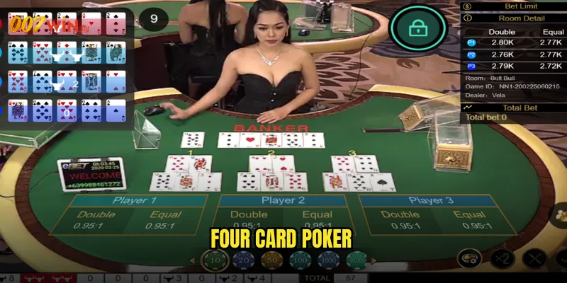Four Card Poker 007WIN Thử Thách Bộ Não Với Bốn Lá Bài Vàng 7 four card poker